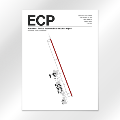 ECP Airport Diagram
