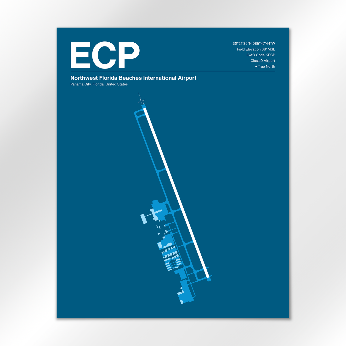 ECP Airport Diagram