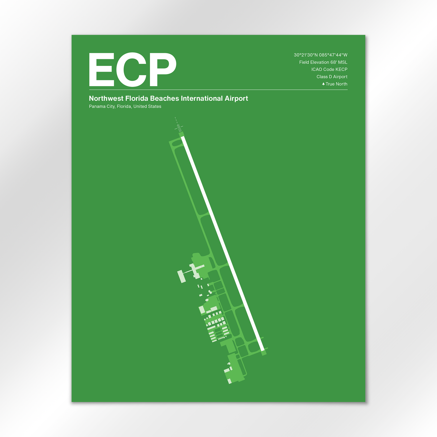 ECP Airport Diagram