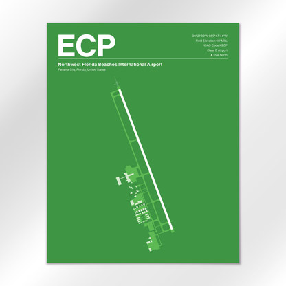 ECP Airport Diagram