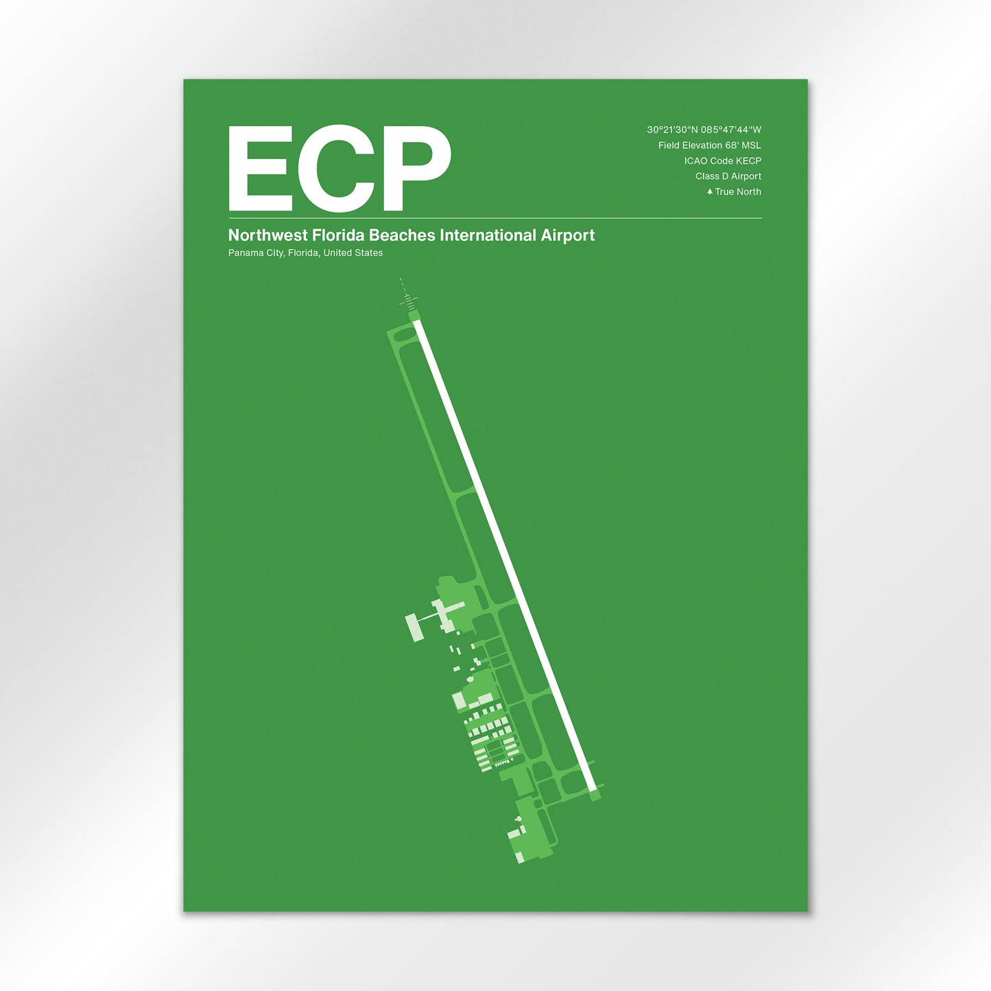 ECP Airport Diagram