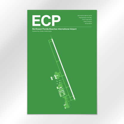 ECP Airport Diagram