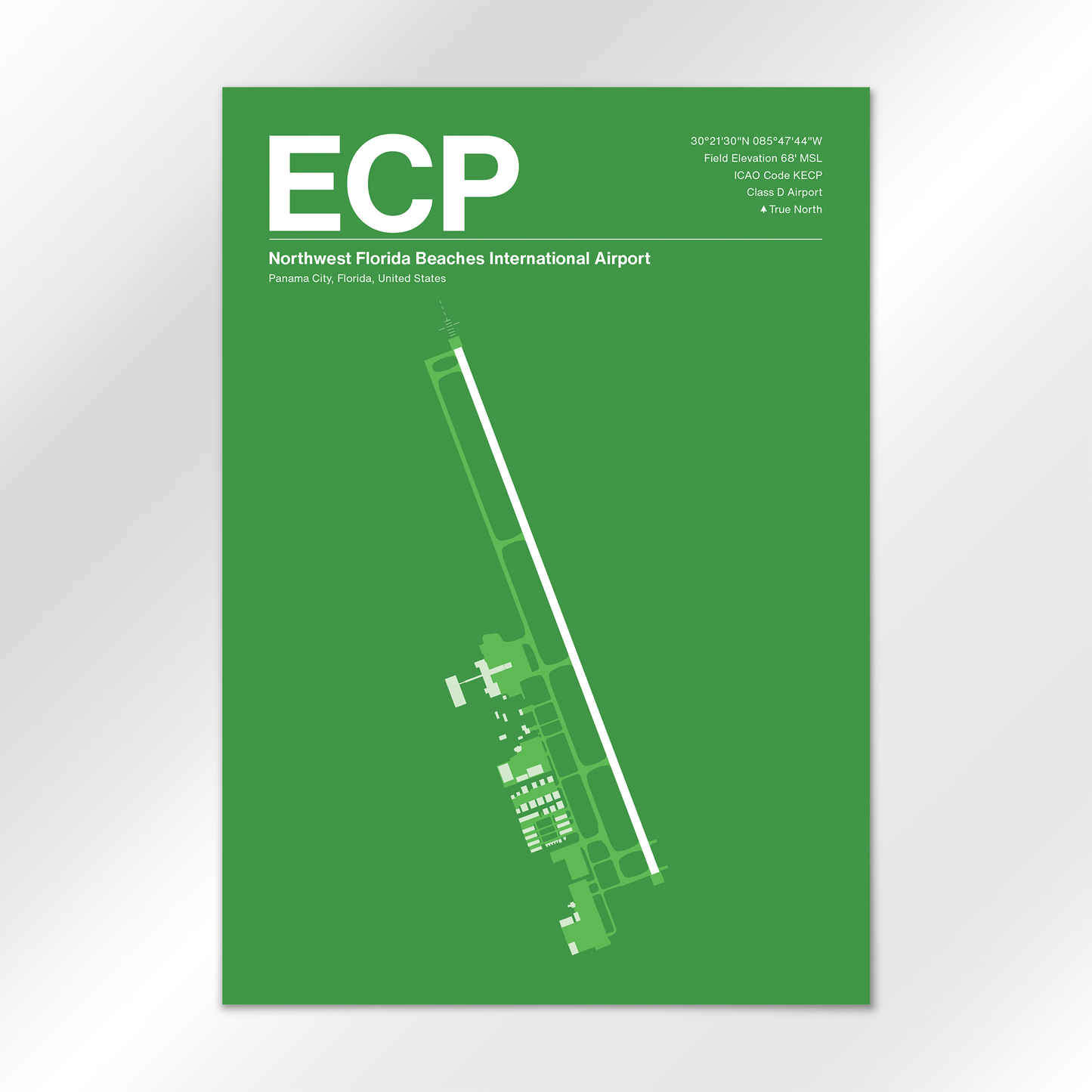ECP Airport Diagram