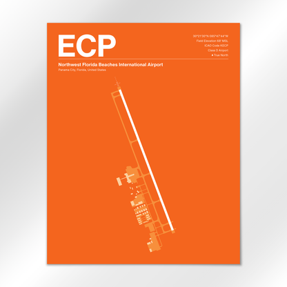 ECP Airport Diagram