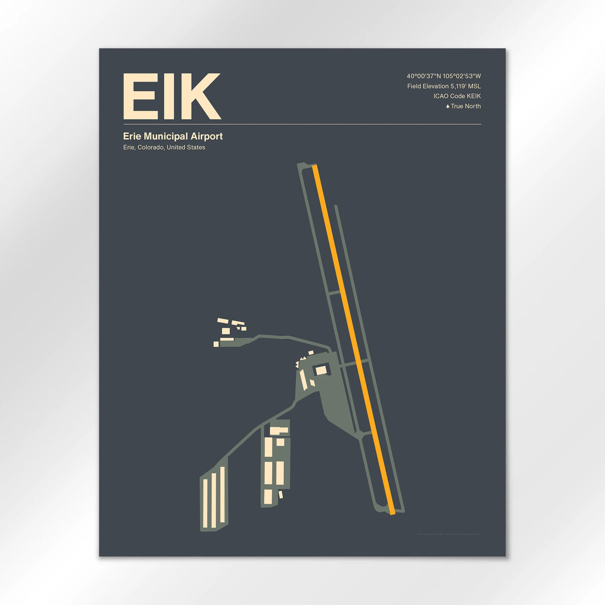 EIK Airport Diagram