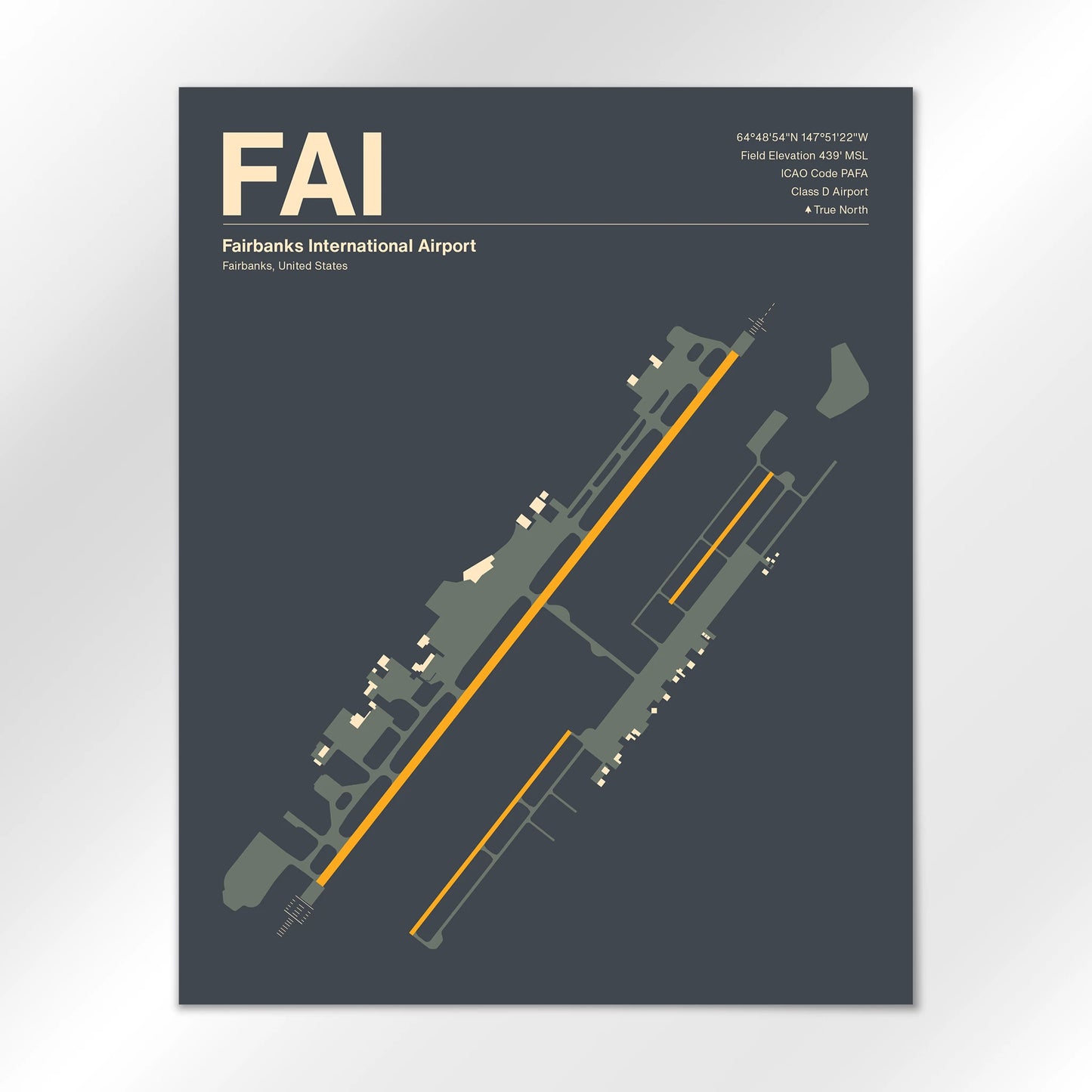 FAI Airport Diagram