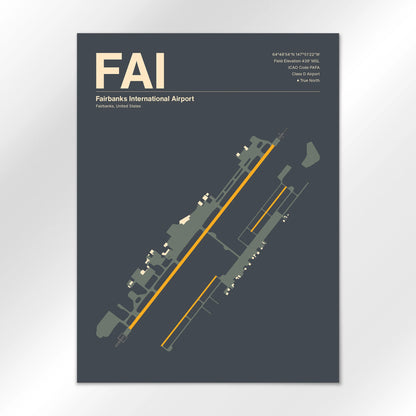 FAI Airport Diagram
