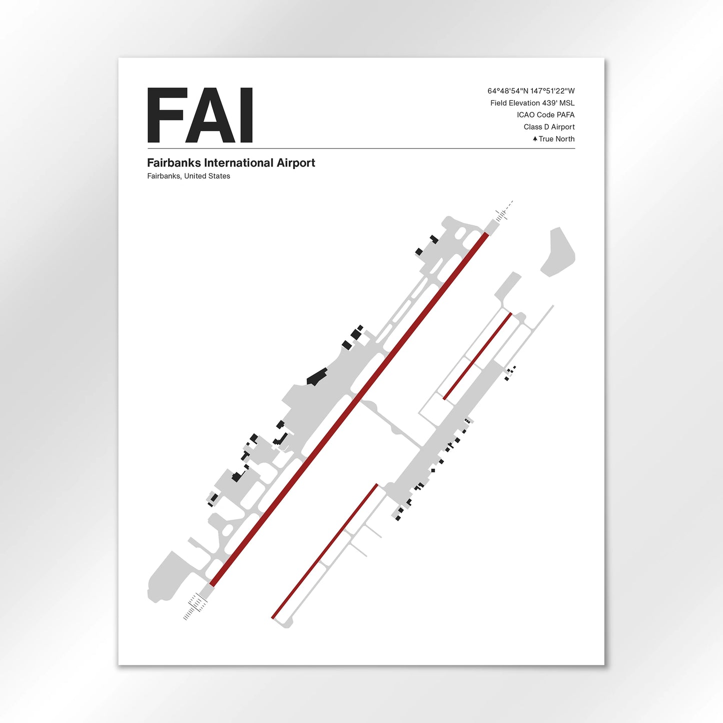 FAI Airport Diagram
