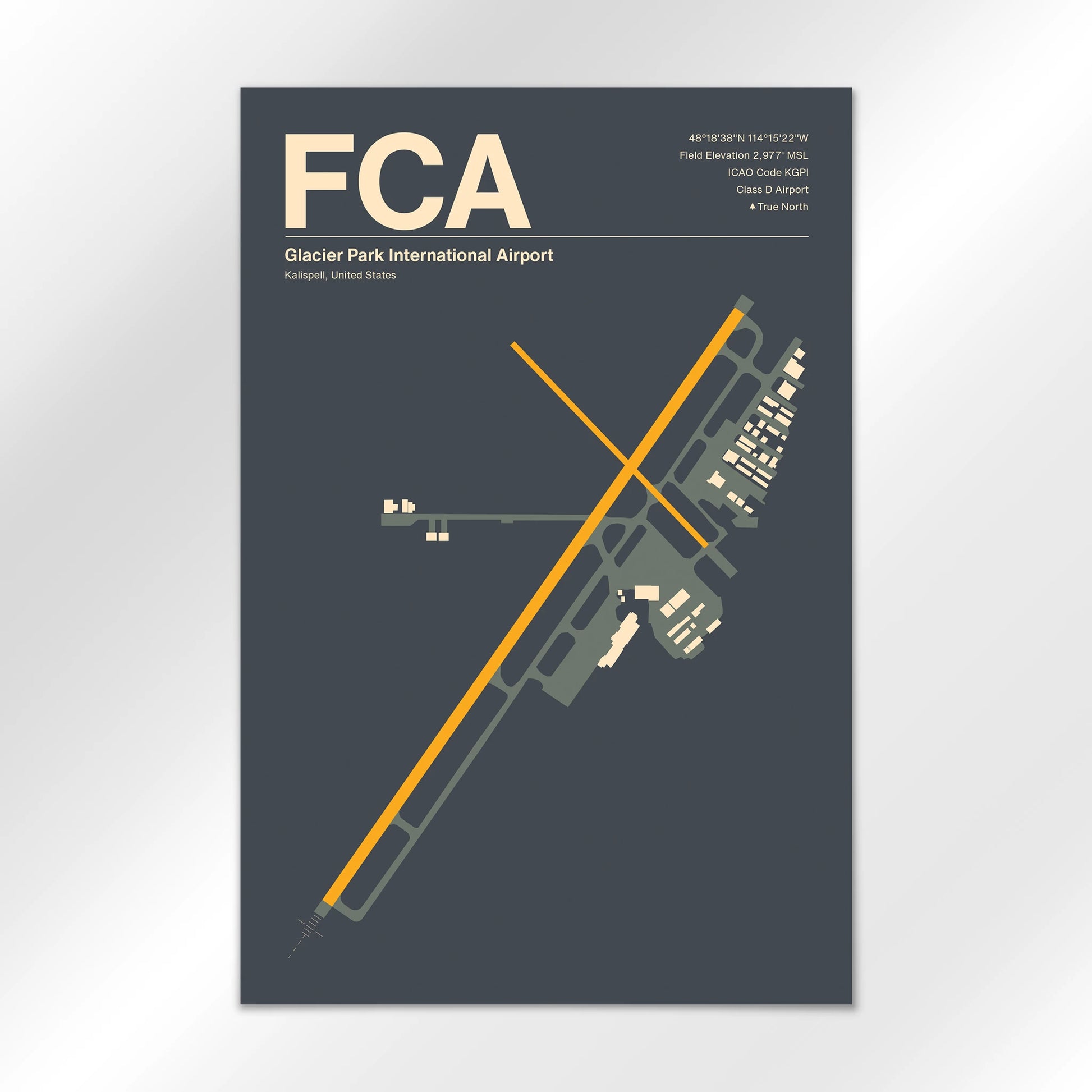 FCA Airport Diagram