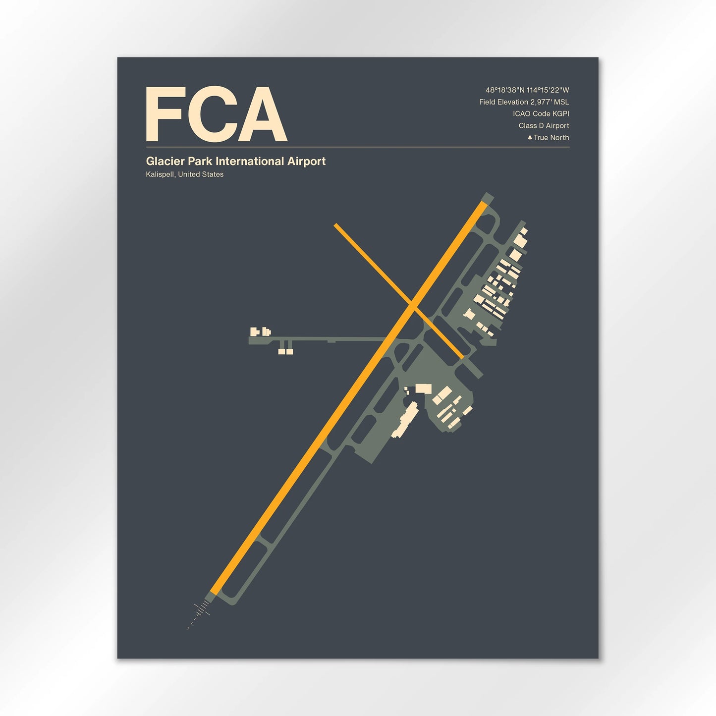 FCA Airport Diagram