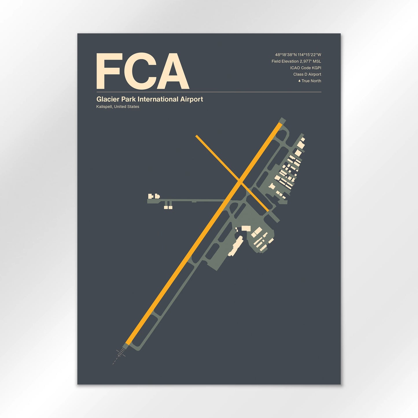 FCA Airport Diagram