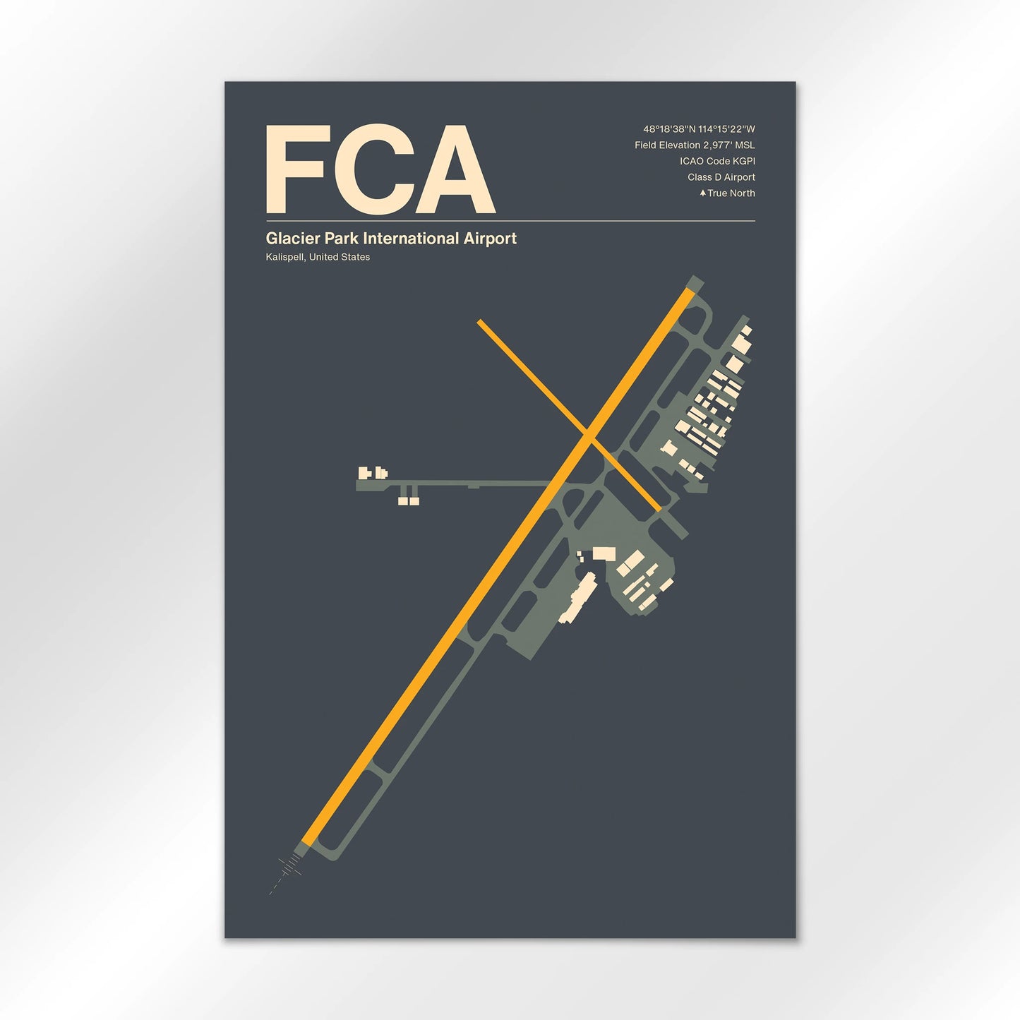 FCA Airport Diagram