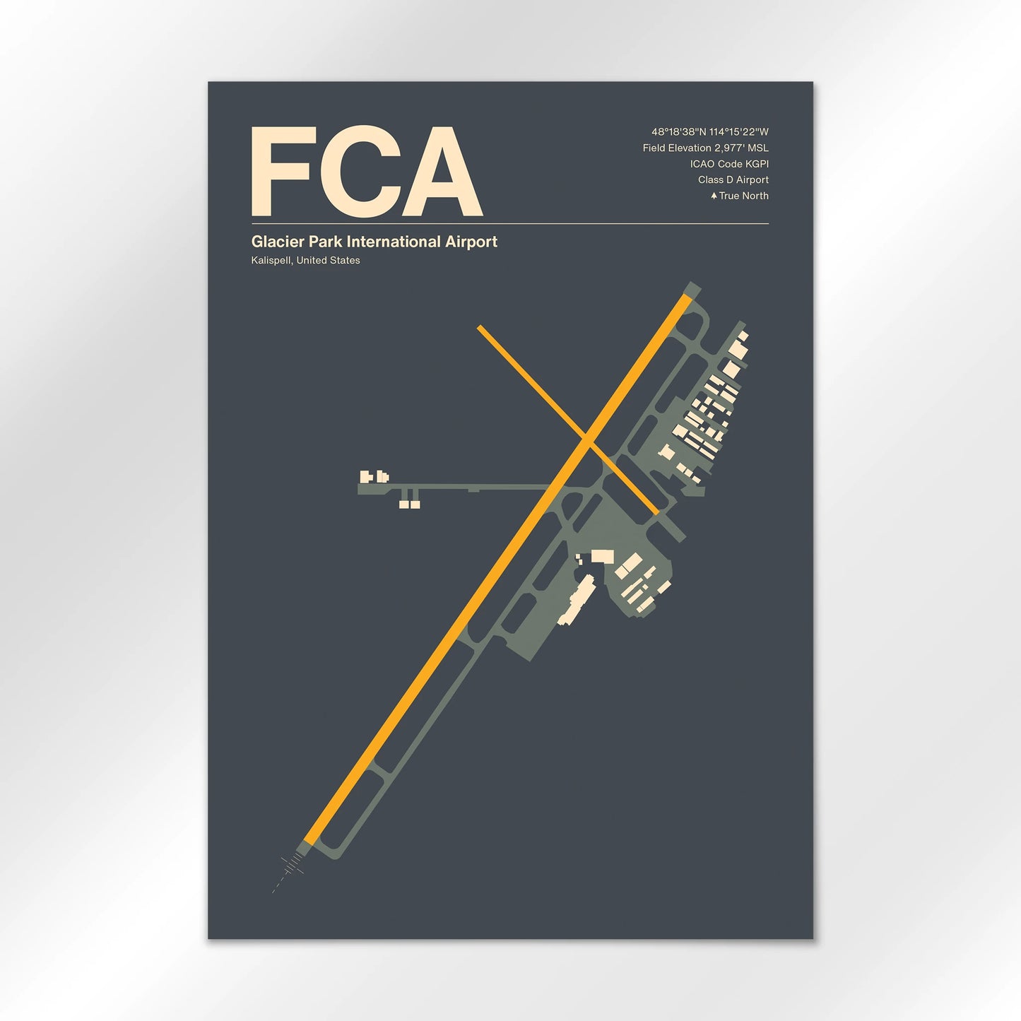 FCA Airport Diagram