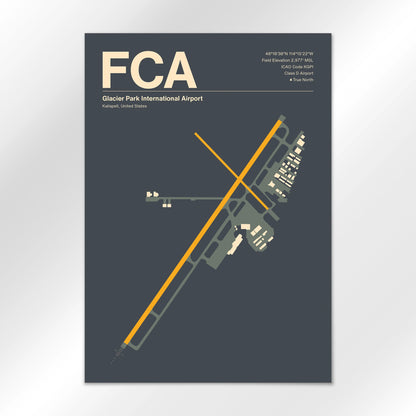 FCA Airport Diagram