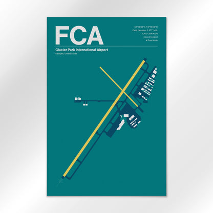 FCA Airport Diagram