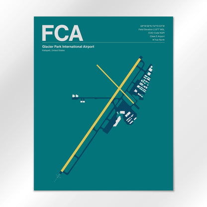 FCA Airport Diagram