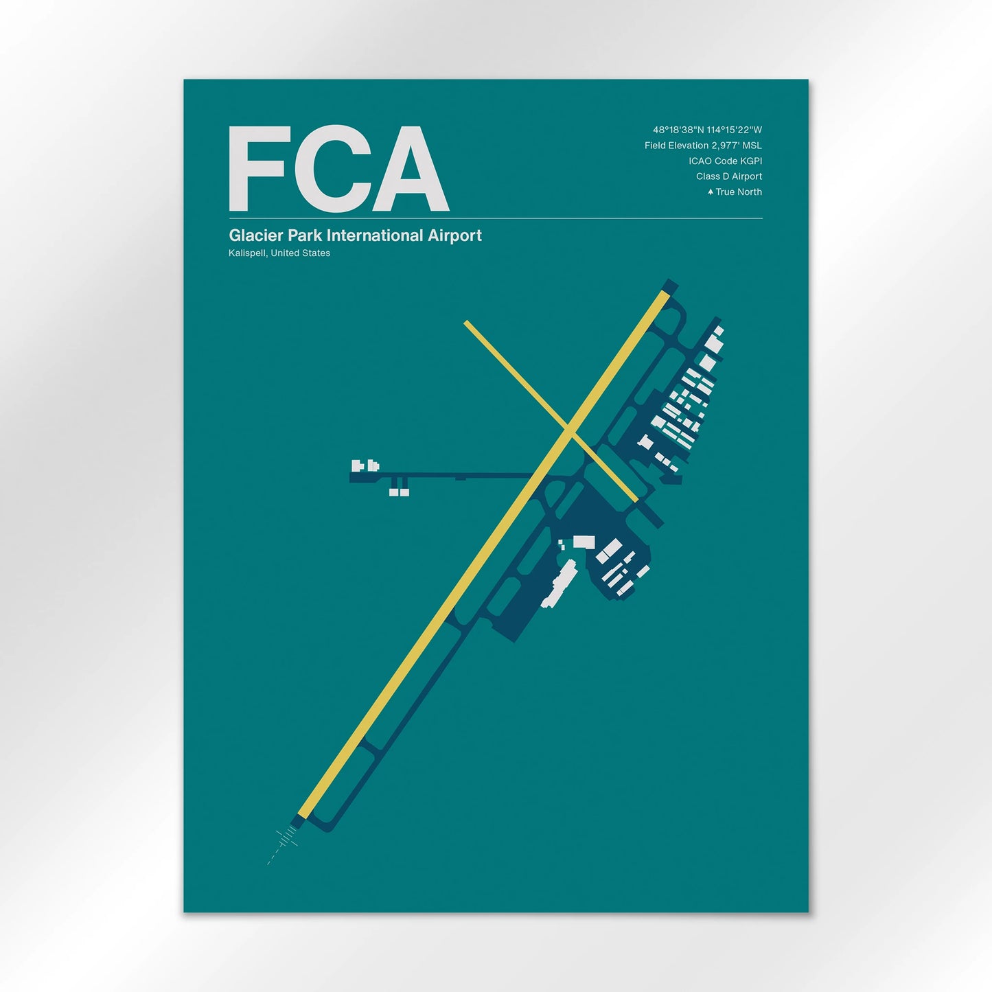 FCA Airport Diagram