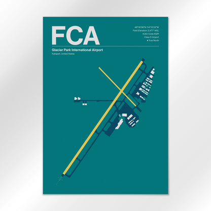 FCA Airport Diagram