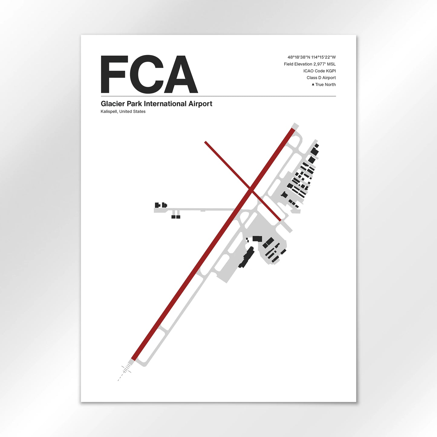 FCA Airport Diagram