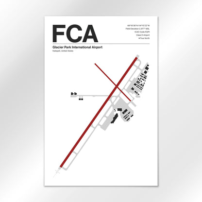 FCA Airport Diagram