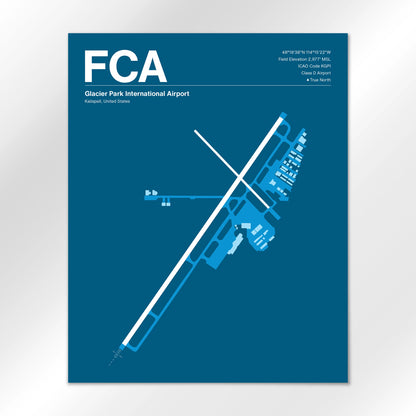 FCA Airport Diagram