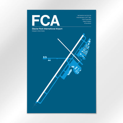 FCA Airport Diagram