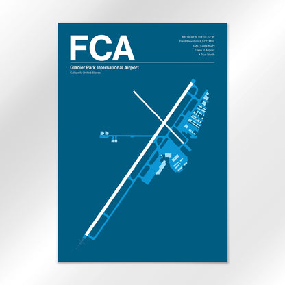 FCA Airport Diagram