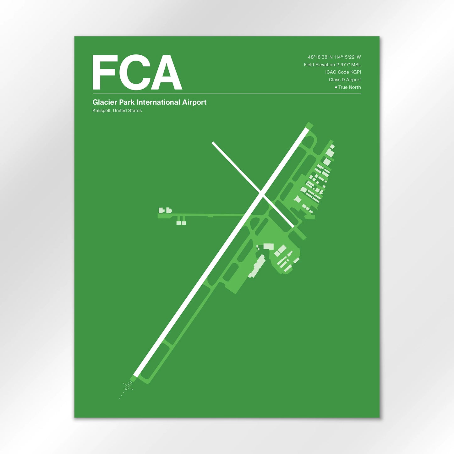 FCA Airport Diagram