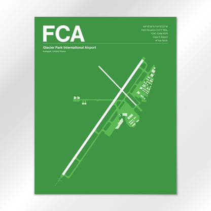FCA Airport Diagram