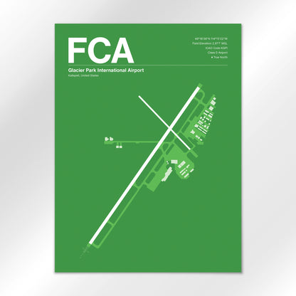 FCA Airport Diagram