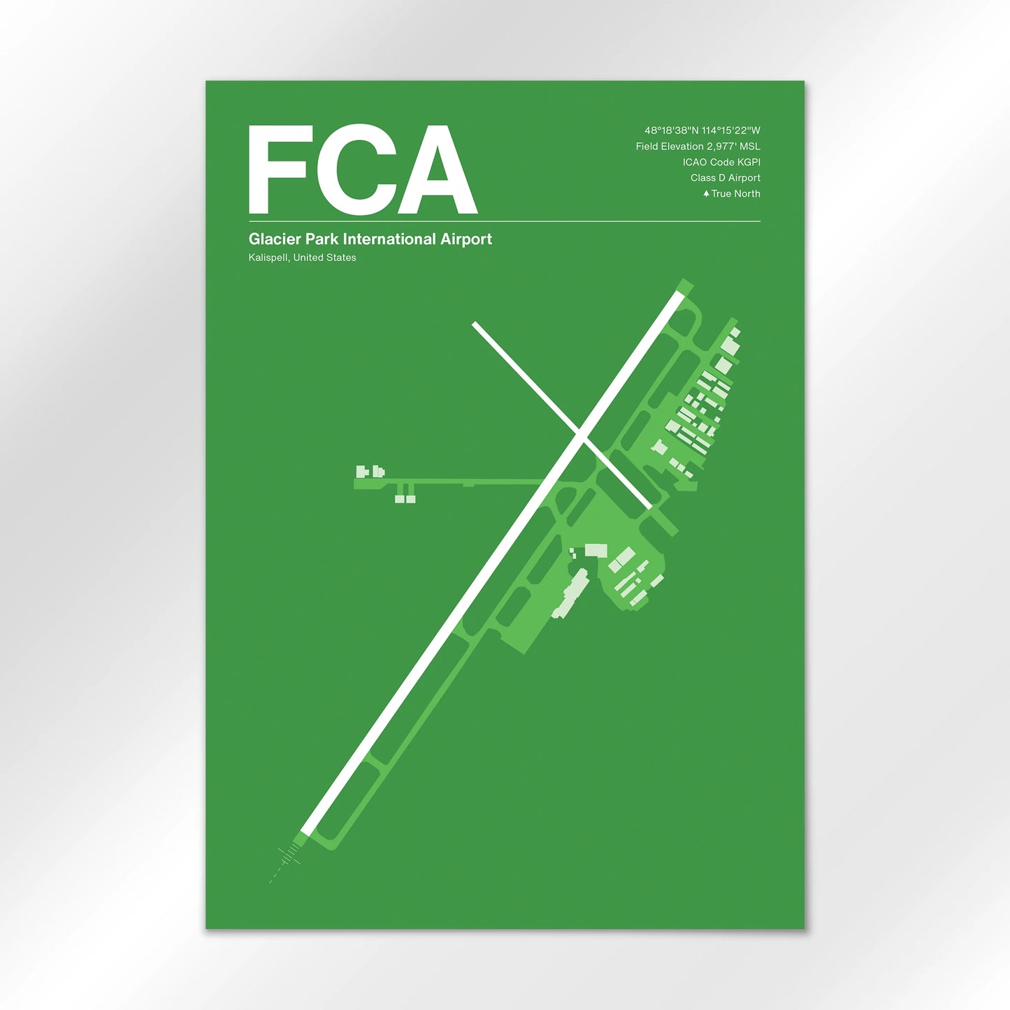 FCA Airport Diagram