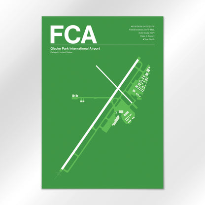 FCA Airport Diagram