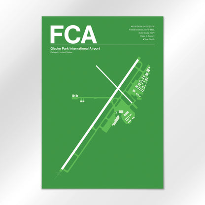 FCA Airport Diagram