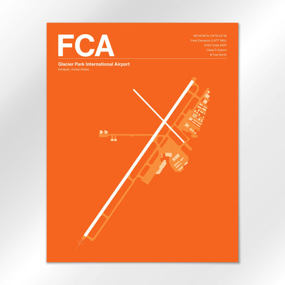 FCA Airport Diagram