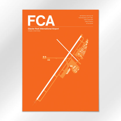 FCA Airport Diagram