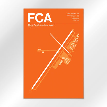 FCA Airport Diagram