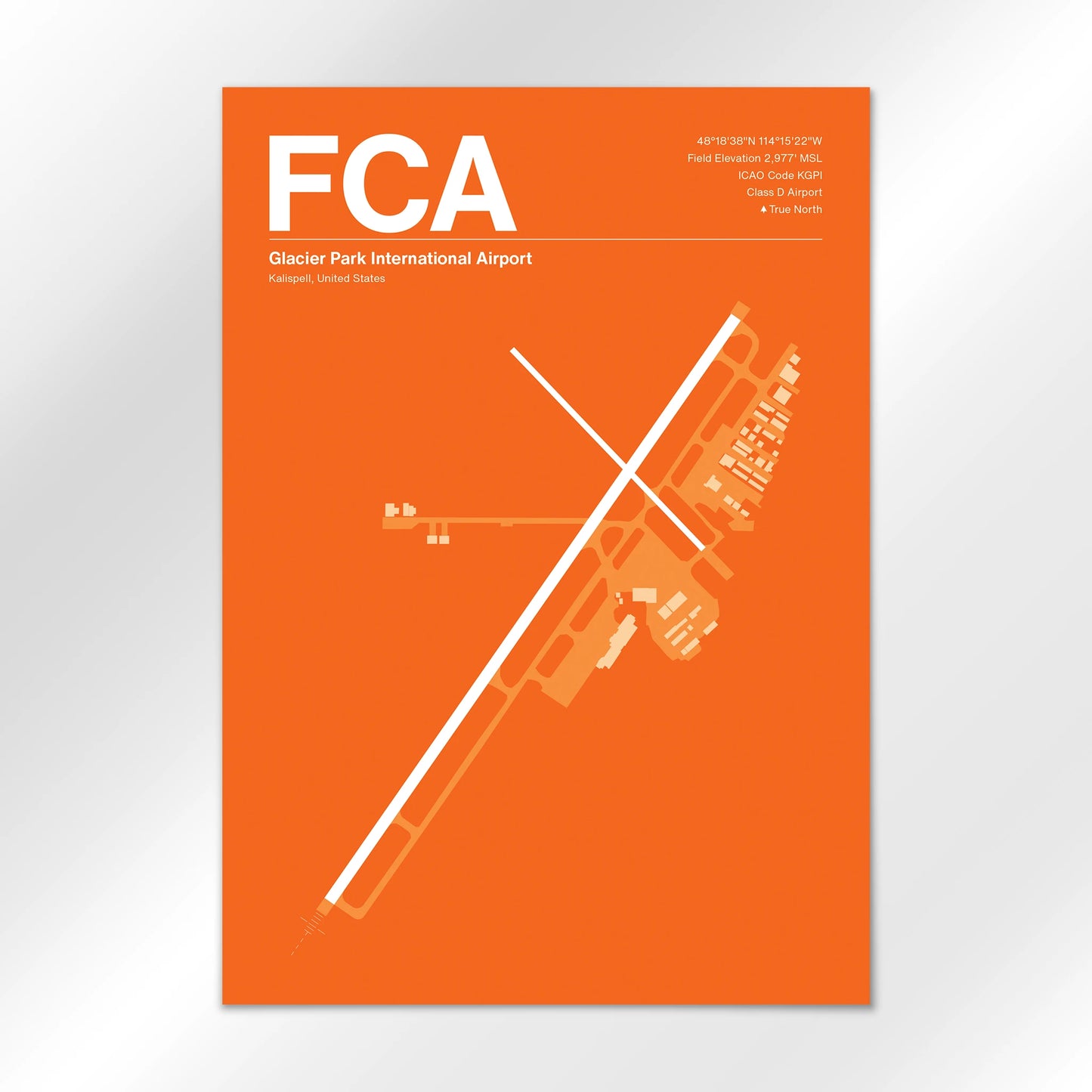 FCA Airport Diagram