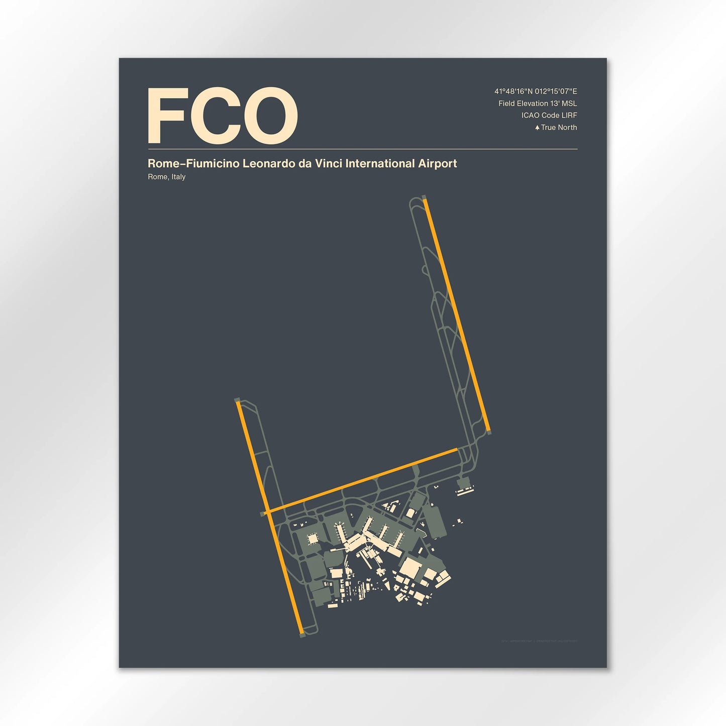 FCO Airport Diagram