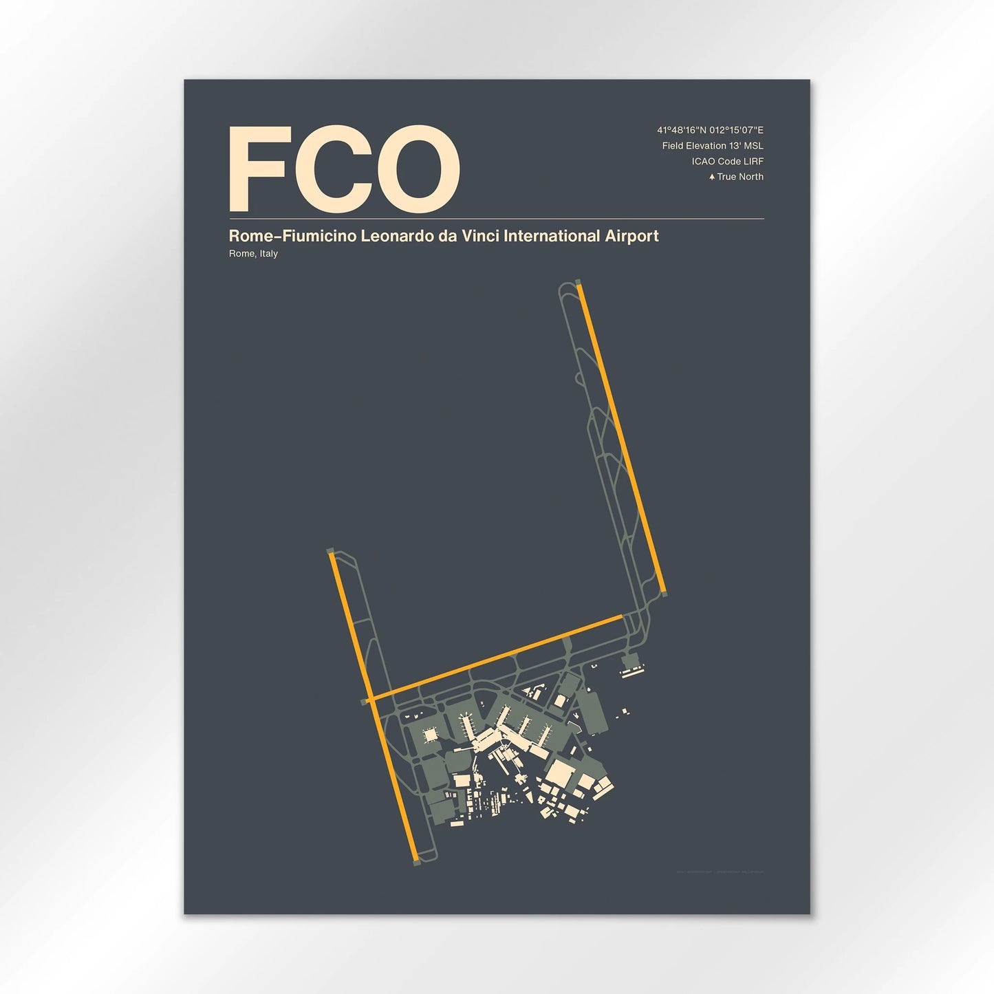 FCO Airport Diagram