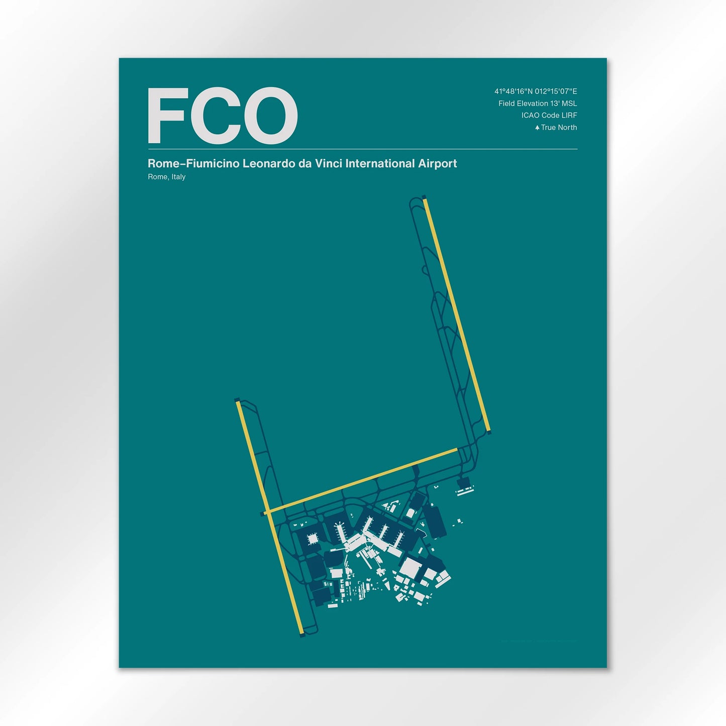 FCO Airport Diagram