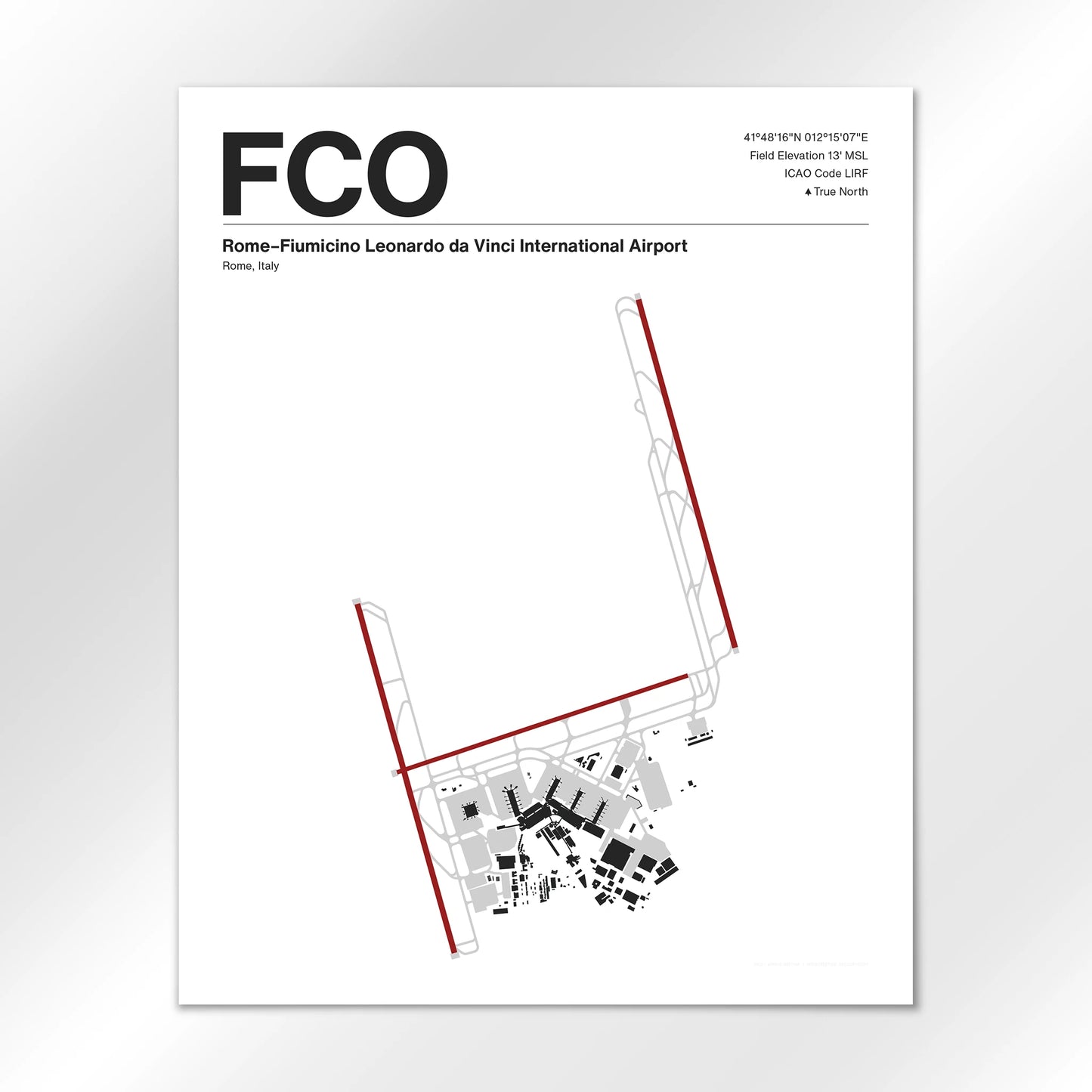 FCO Airport Diagram