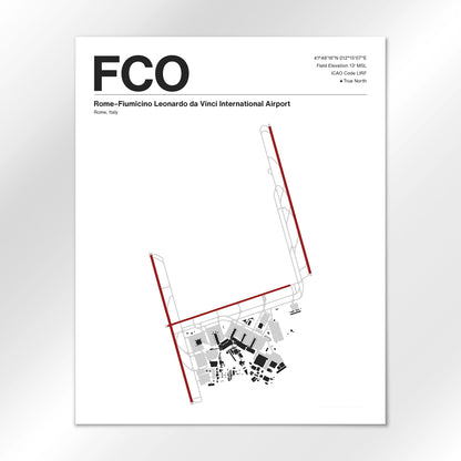 FCO Airport Diagram