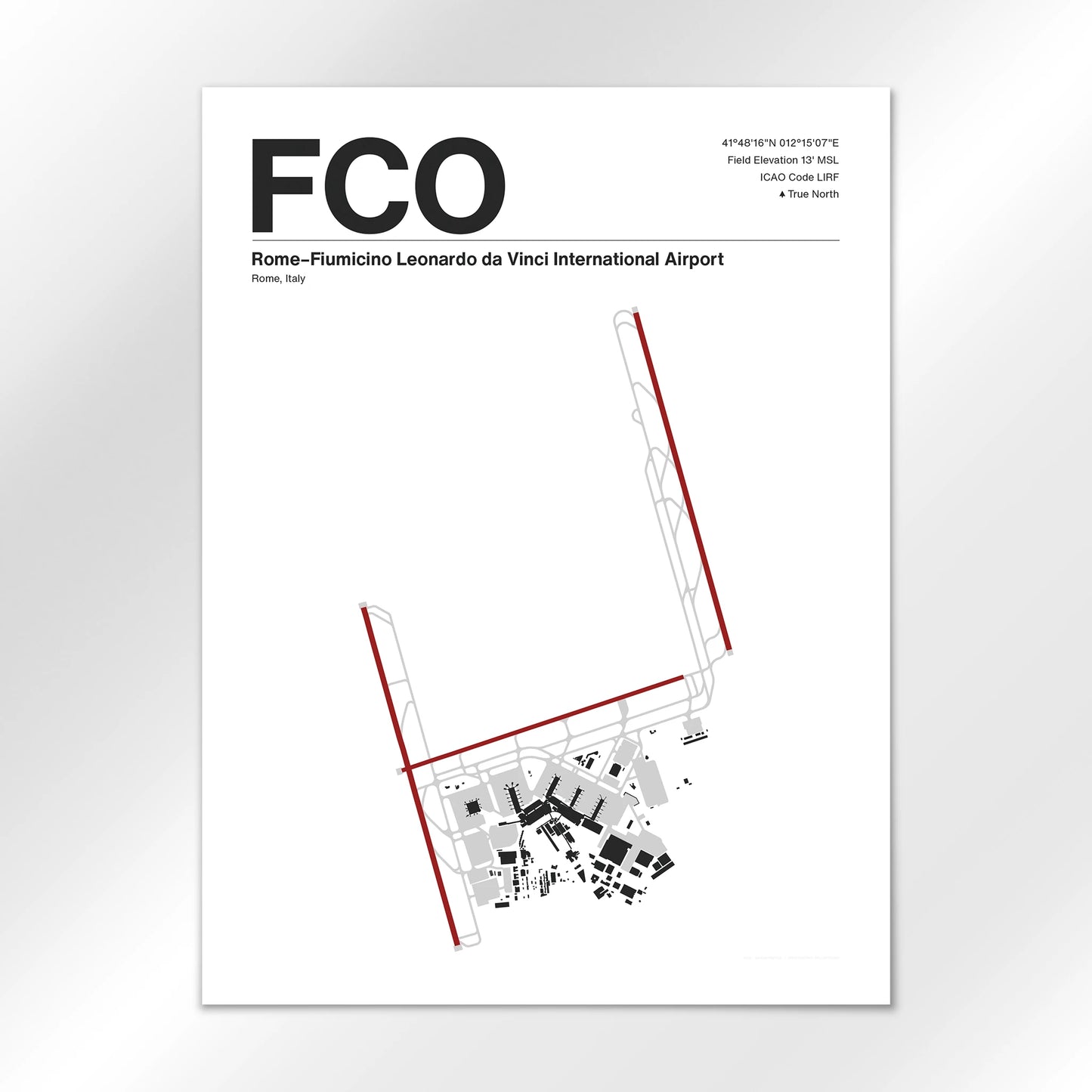 FCO Airport Diagram