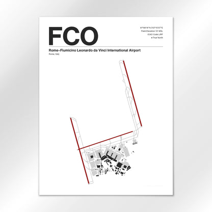 FCO Airport Diagram