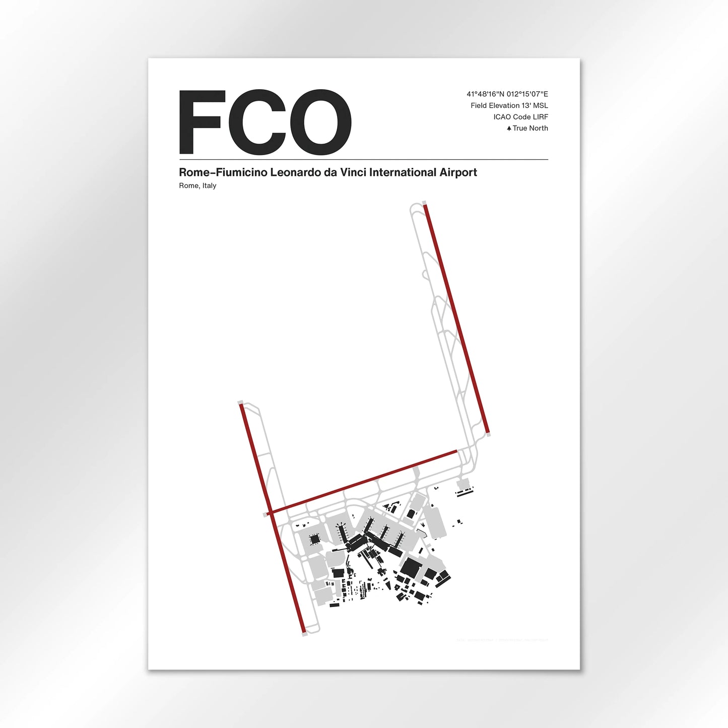 FCO Airport Diagram