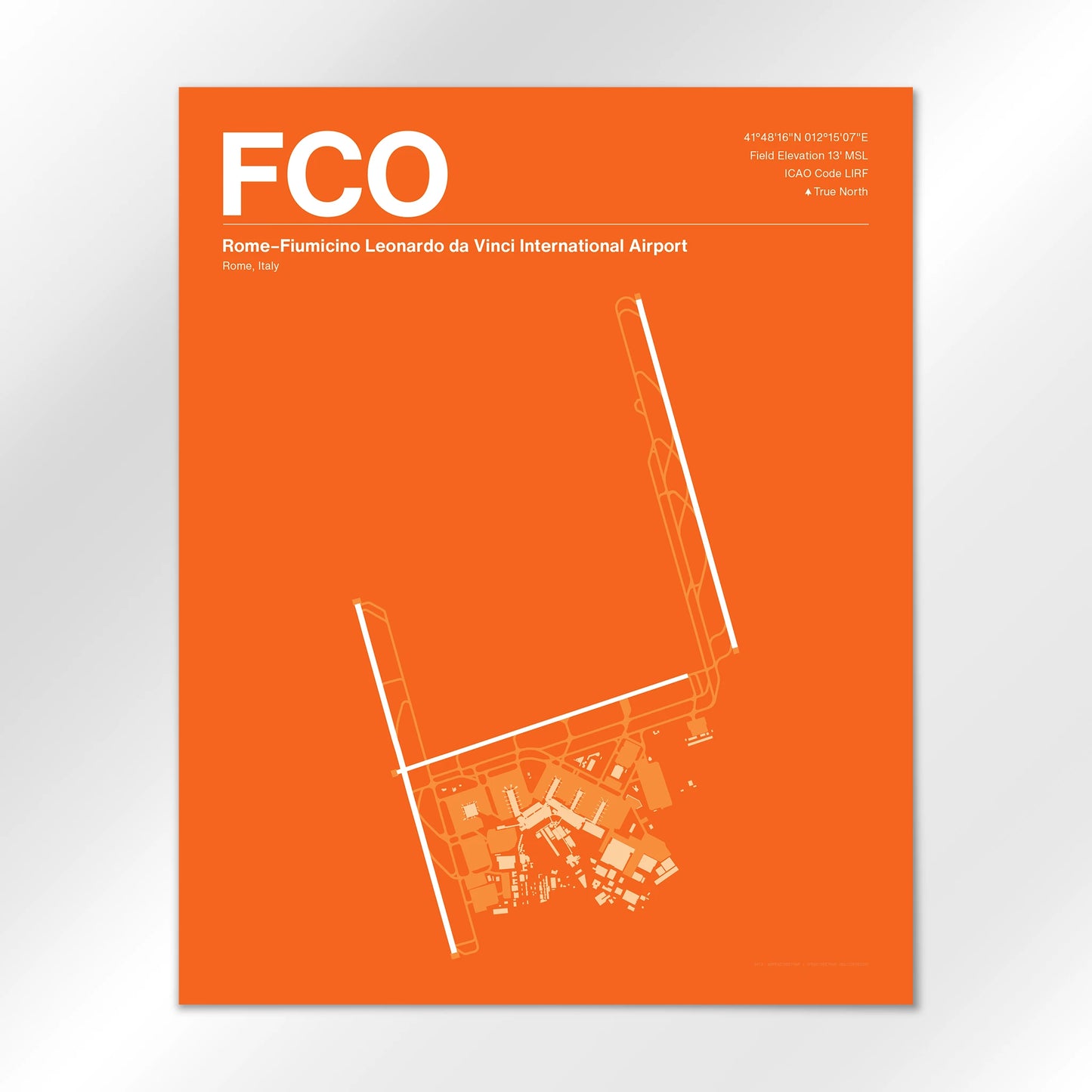FCO Airport Diagram