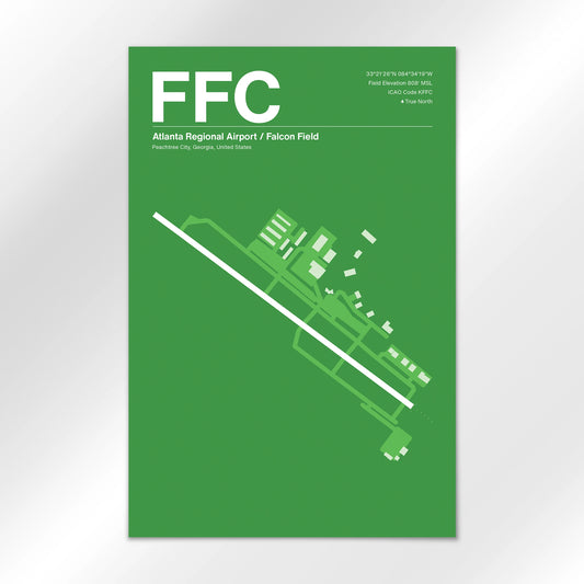 FFC | Peachtree City - Overland Green - 12×18" - No Frame
