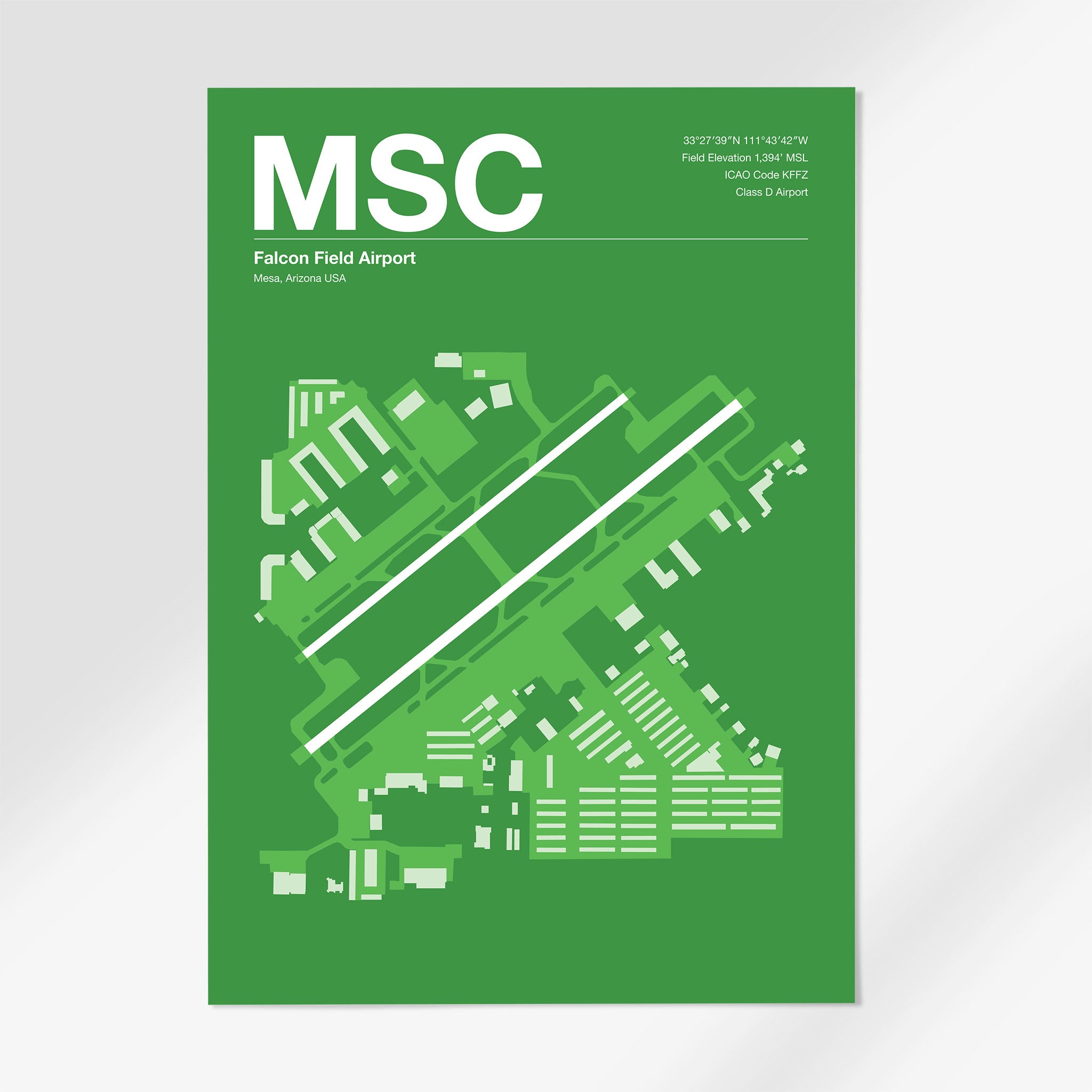 MSC | Mesa - 24×36" - Overland Green - No Frame