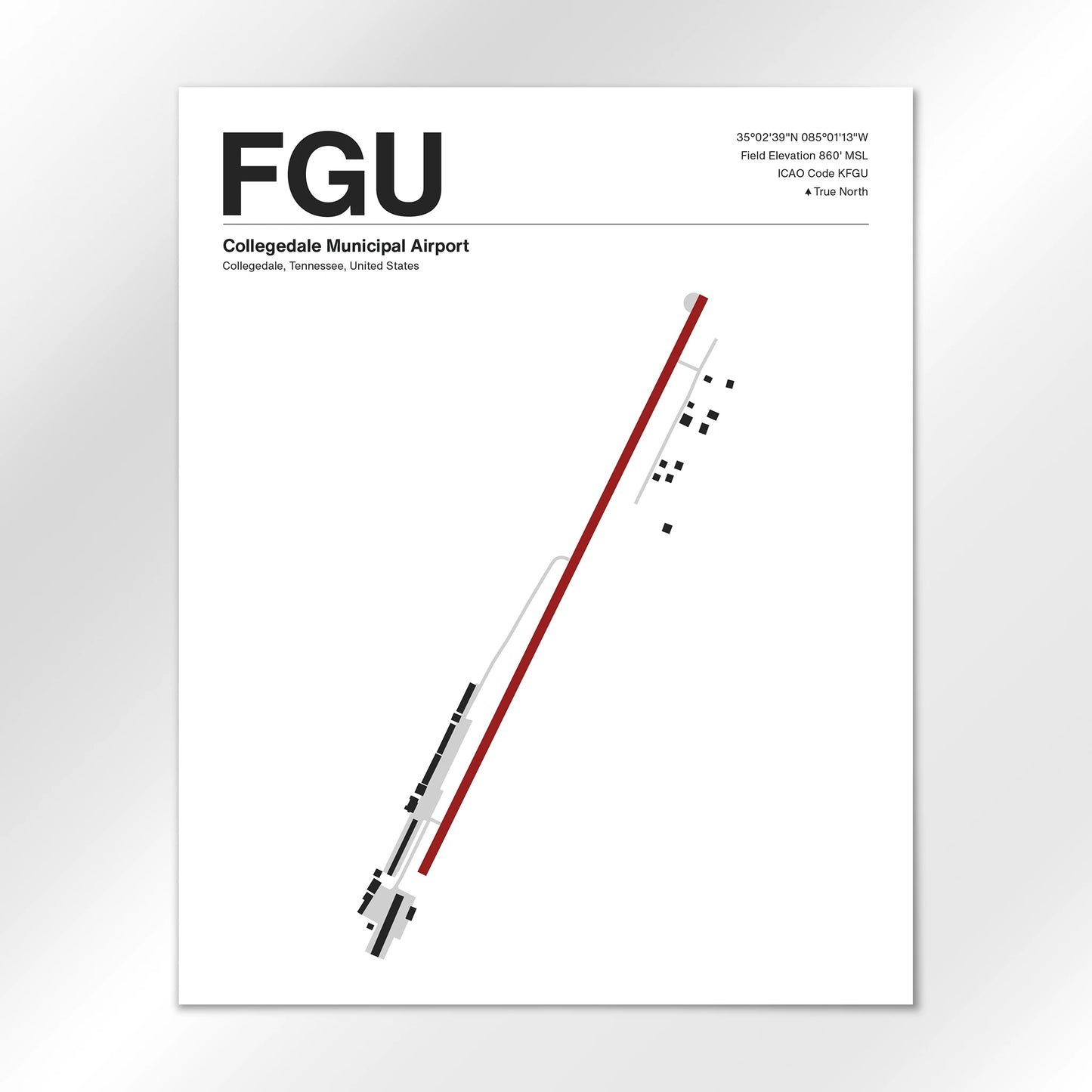 FGU Airport Diagram