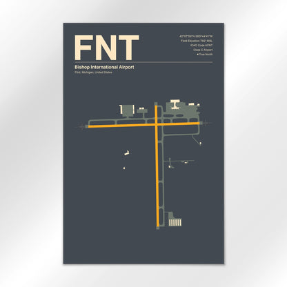 FNT Airport Diagram